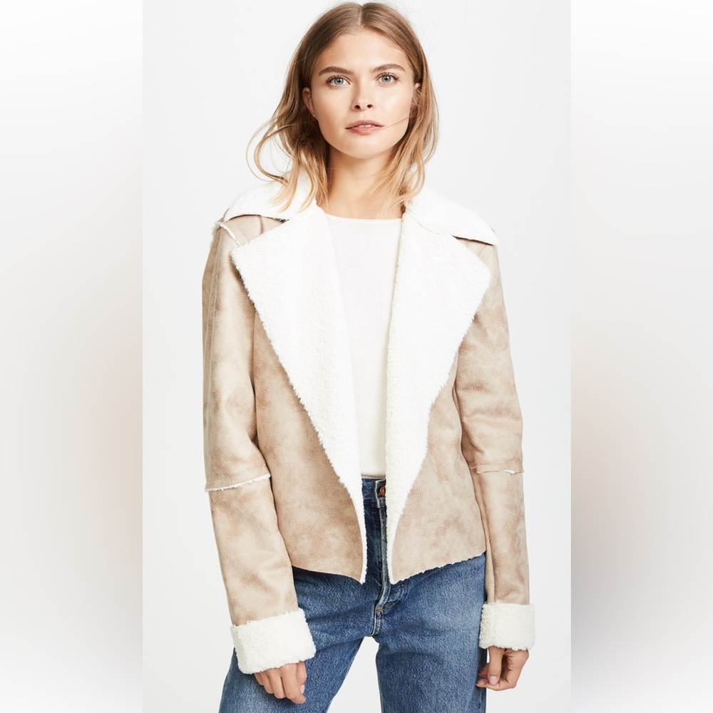 Splendid l Suede Taupe Jacket Size Medium